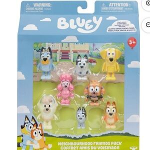 Bluey Neighbourhood Friends Pack - Kids Toy Figures